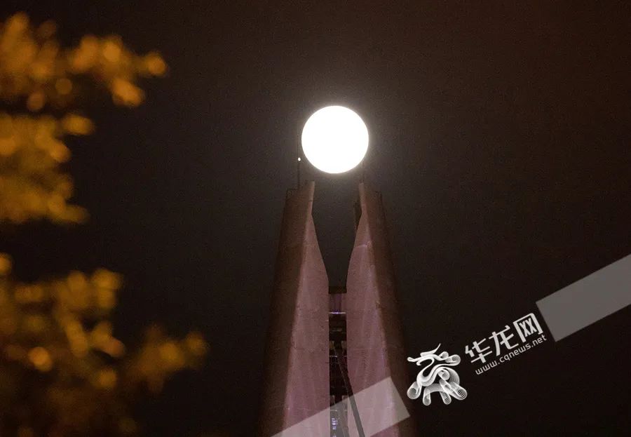 月亮照片真实图片（年度最特殊的赏月视角）