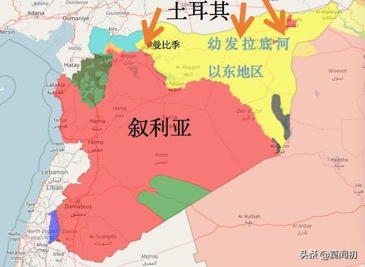 叙利亚局势分布图（土耳其官媒披露的叙利亚北部安全区示意图都透露了哪些信息）(4)