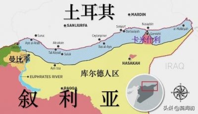 ​叙利亚局势分布图（土耳其官媒披露的叙利亚北部安全区示意图都透露了哪些信息