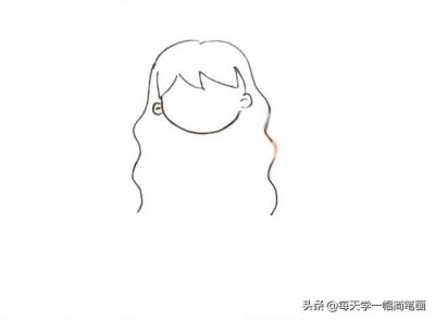 ​每天学一幅简笔画--可爱的小公主简笔画