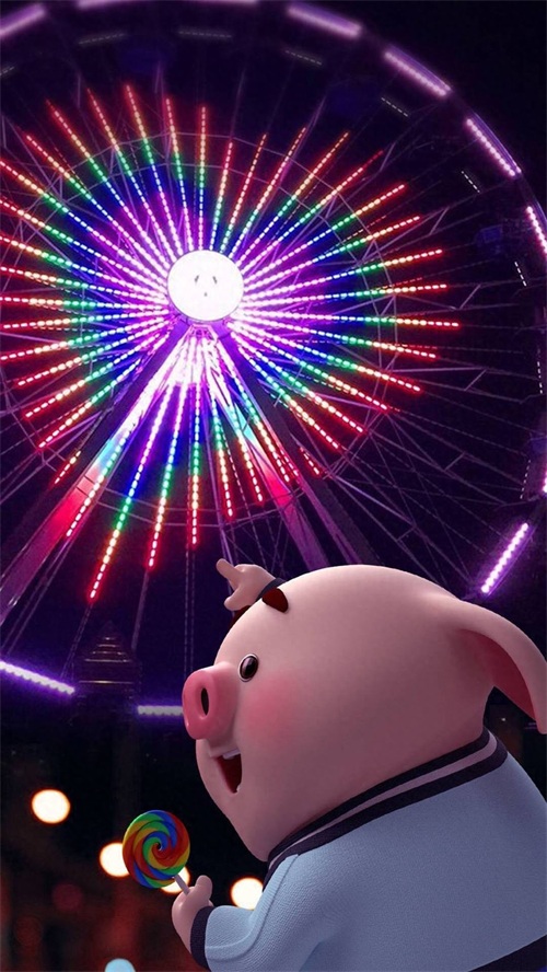精选手机壁纸图(一),可爱猪猪壁纸