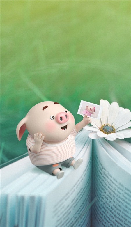 精选手机壁纸图(一),可爱猪猪壁纸