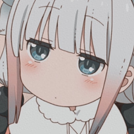 小林家的龙女仆康娜卡姆依可爱女生无水印头像