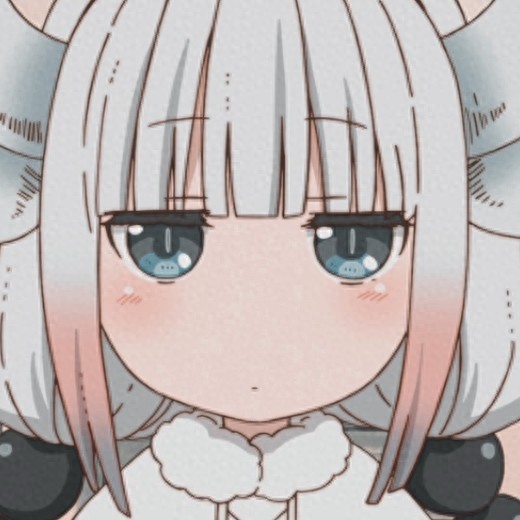 小林家的龙女仆康娜卡姆依可爱女生无水印头像