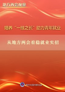 ​地方两会观察丨培养“一技之长”助力青年就业——从地方两会看稳就业实招