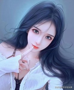 ​换个头像吧，清纯好看的女生手绘头像，简直美若天仙