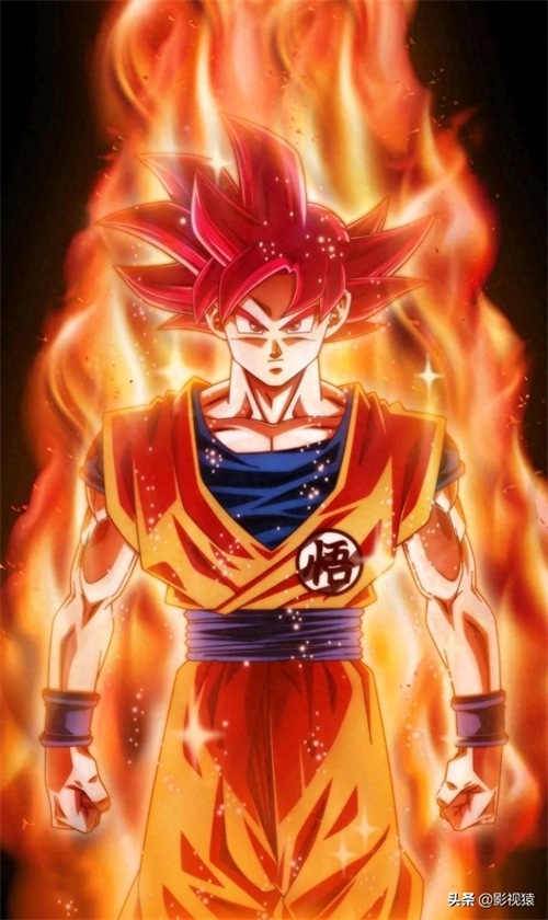 高清壁纸:超赛神红色,留给赛亚人的颜色不多了