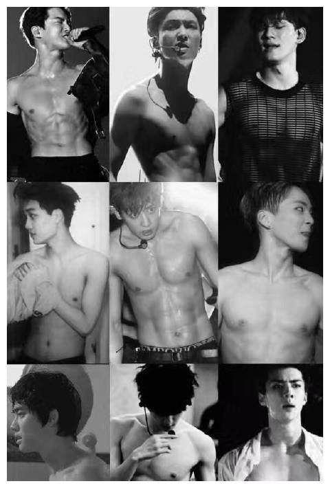 EXO全体成员腹肌大公开,九锥不仅颜值逆天腹肌也更优越