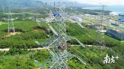 ​阳西电厂#1#2 机组改接入220 千伏电网工程A线全面投产