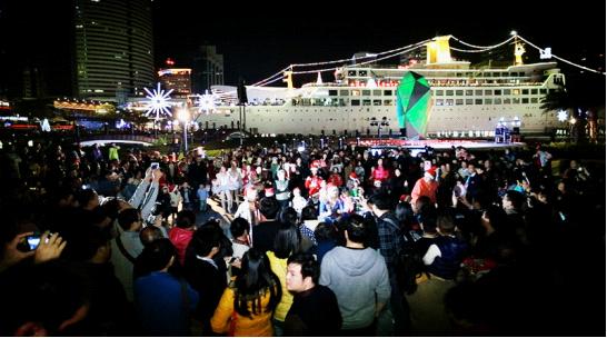 第十五届蓝色港湾灯光节2025（海上世界灯光节温暖全城）(8)