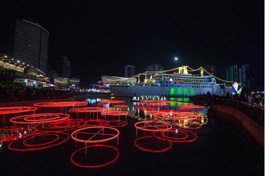 第十五届蓝色港湾灯光节2025（海上世界灯光节温暖全城）(9)