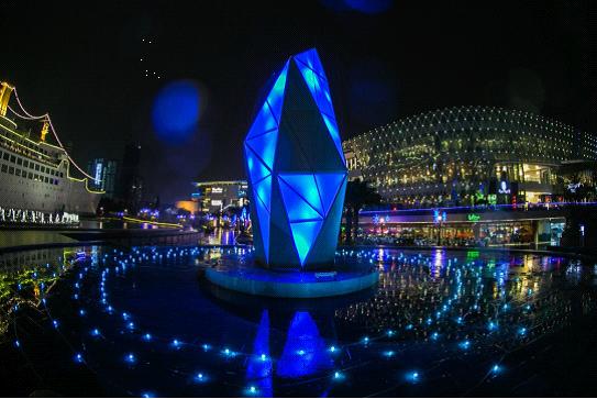 第十五届蓝色港湾灯光节2025（海上世界灯光节温暖全城）(3)