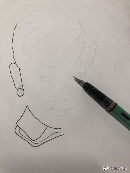 教你一步步画出最美的奥黛丽赫本